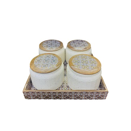 Printed 4 golden texture