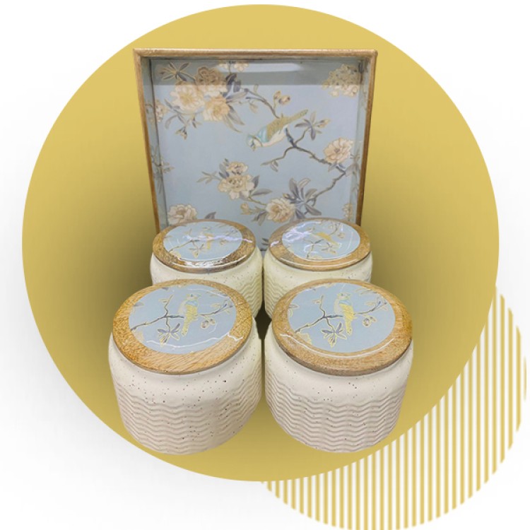 Printed 4 golden bird