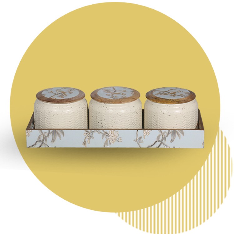 Printed 3 golden bird