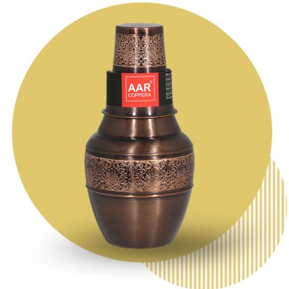 Antique aar copper venus pot