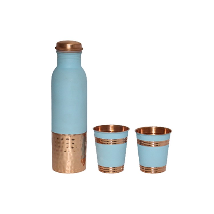 Vintage combo set (1 Bottle+ 2 Glass)